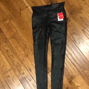 Spanx faux leather leggings - brand new with tags